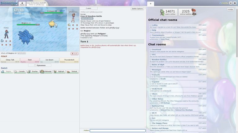 Pokemon Showdown min